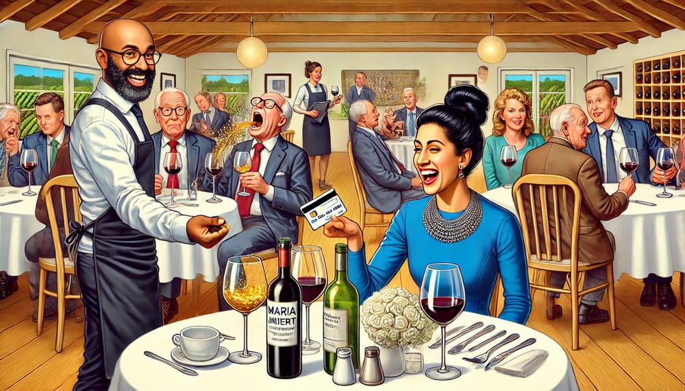 Man at upscale winery shocked as Brown woman pays the bill post image